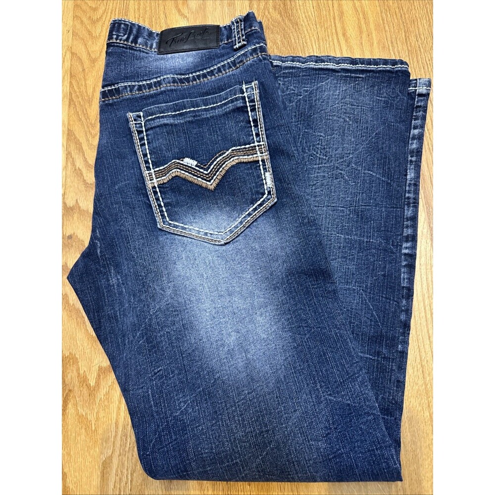True Luck Straight Slim Fit Comfort Stretch Jeans Size Men’s Size 30x30